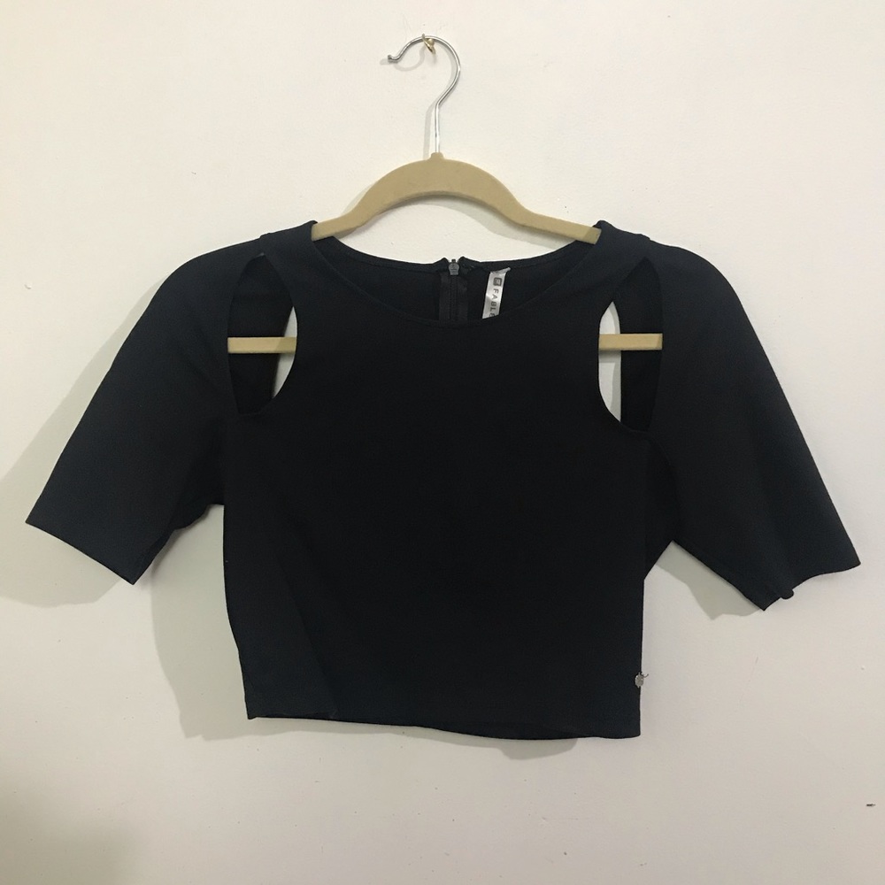 Fabletics xs cotton stretch crop top